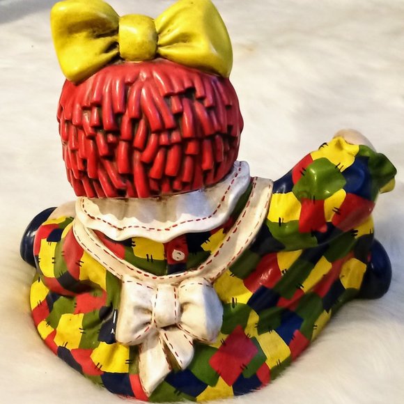 VTG BYRON MOLD 1970,s RAGGEDY ANN HAND PAINTED - Picture 9 of 9